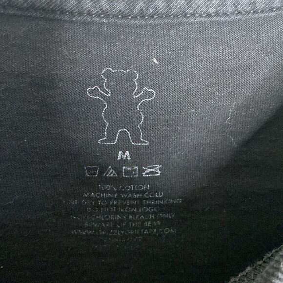 GRIZZLY Griptape x Post Malone Men’s Black T shirt Size M - Picture 4 of 5